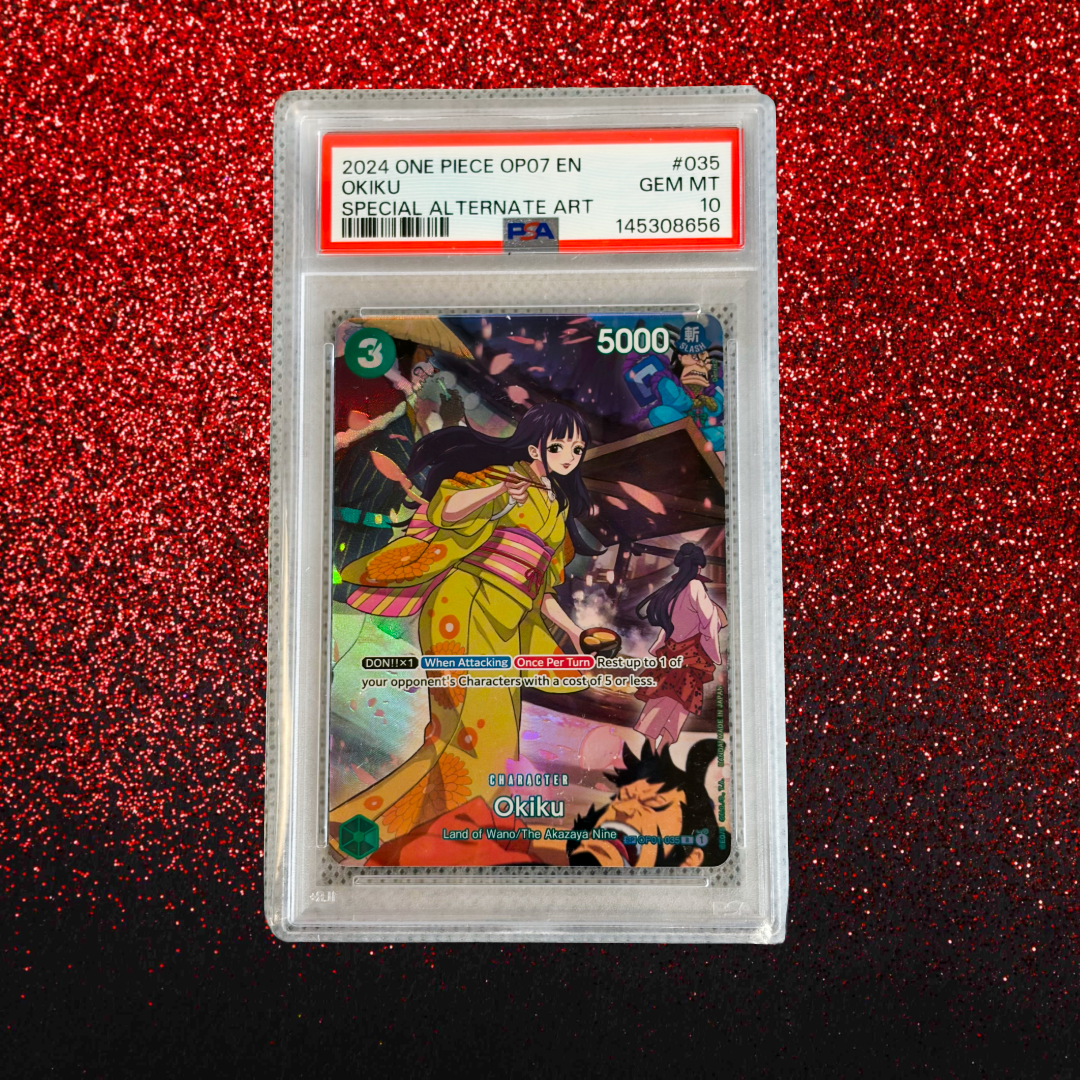 Okiku #035 PSA 10 Gem Mint - 2024 One Piece OP07-500 Years in the Future Special Alternate Art
