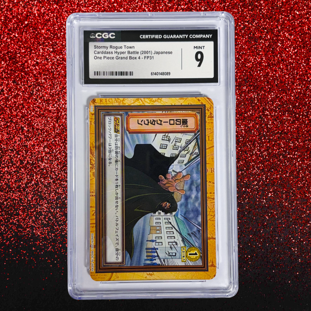 Stormy Rogue Town #FP31 CGC 9 - 2001 One Piece Carddass Hyper Battle Grand Box 4 (Japanese)
