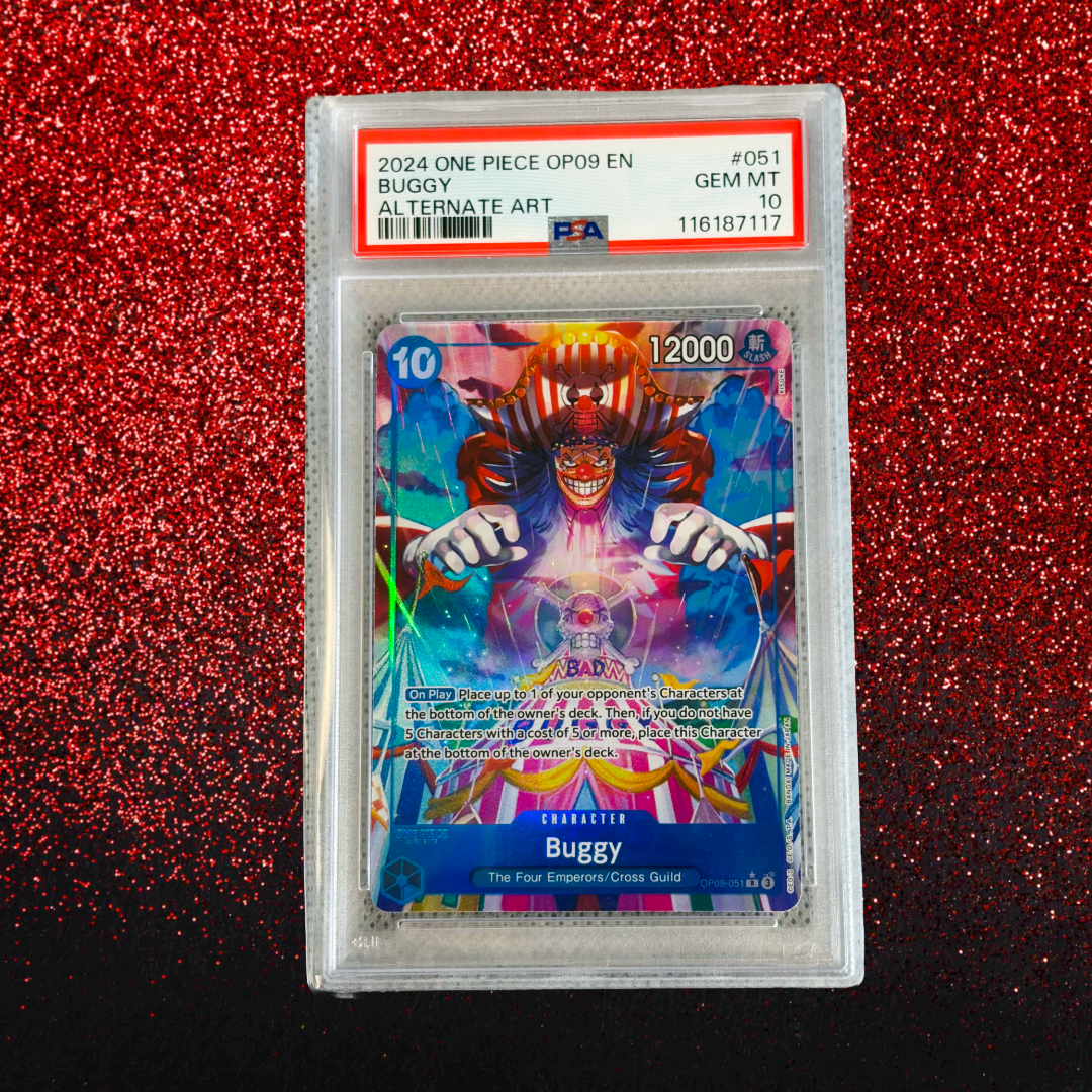 Buggy #051 PSA 10 Gem Mint - 2024 One Piece OP09-Emperors in the New World Alternate Art