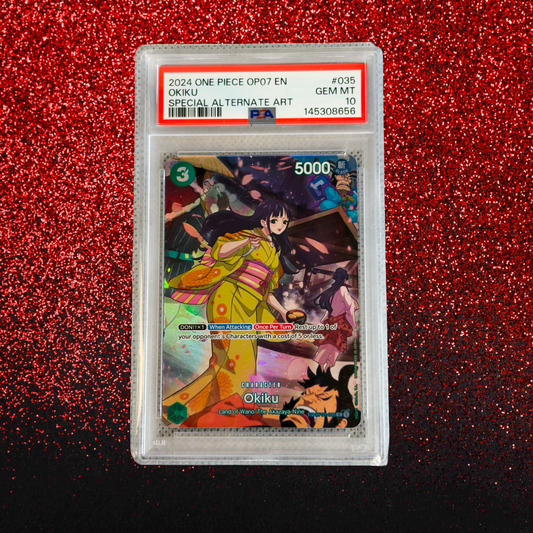 Okiku #035 PSA 10 Gem Mint - 2024 One Piece OP07-500 Years in the Future Special Alternate Art