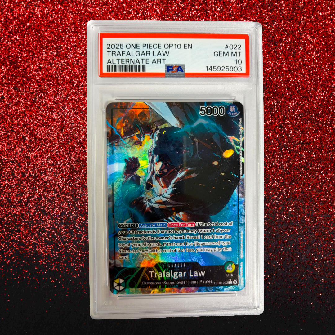 Trafalgar Law #022 PSA 10 Gem Mint - 2025 One Piece OP10-Royal