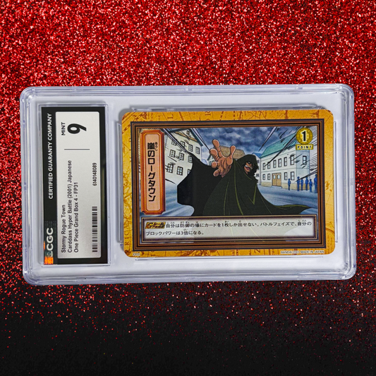 Stormy Rogue Town #FP31 CGC 9 - 2001 One Piece Carddass Hyper Battle Grand Box 4 (Japanese)