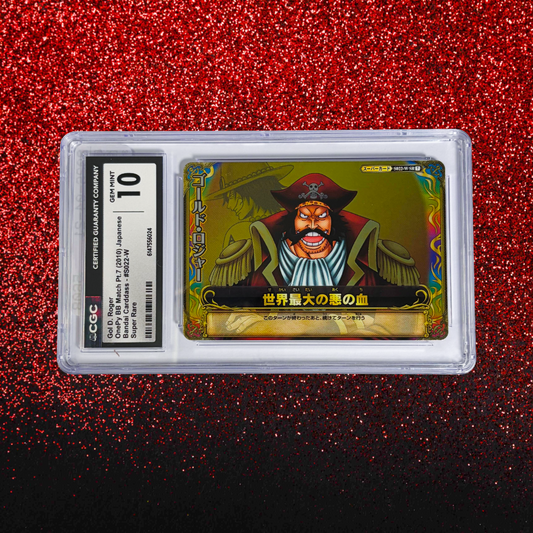 Gol D. Roger #S022-W CGC 10 Gem Mint - 2010 One Piece OnePy Berry Berry Match Vol.7 Super Rare